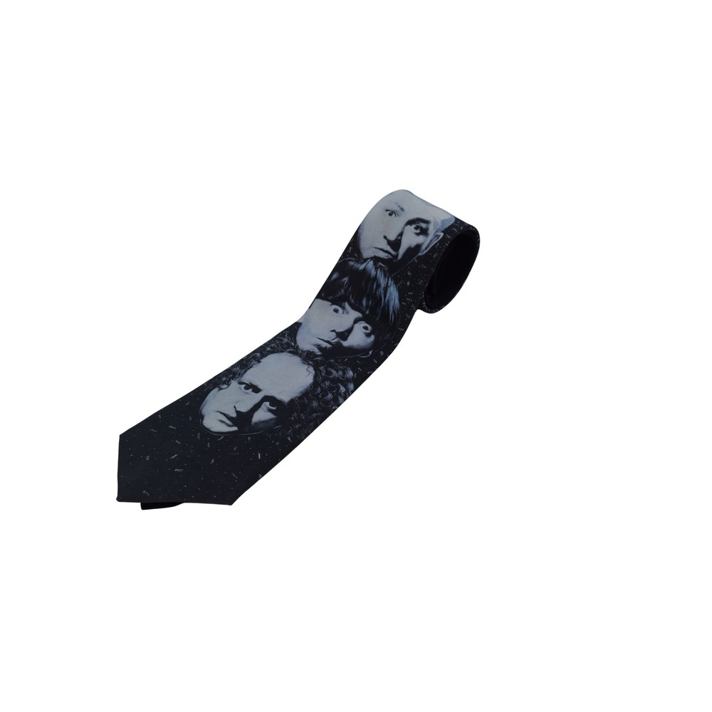 Vintage 1992 The Three Stooges Ralph Marlin‎ Necktie Novelty Comedy Tie